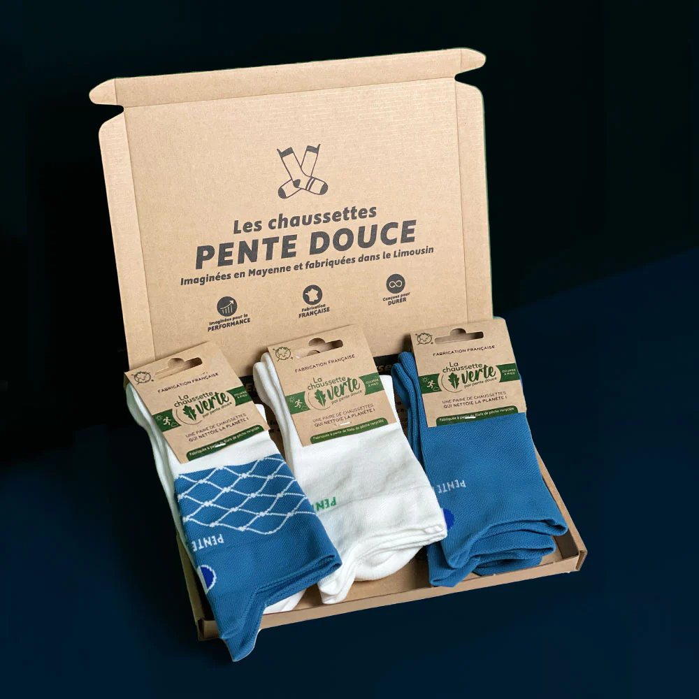 pente douce chaussettes jeu