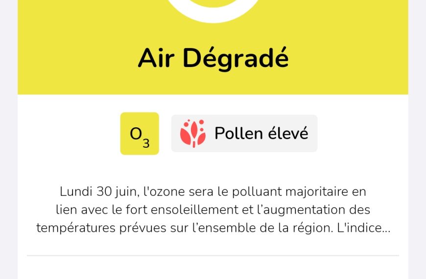 Appli Air to go : choisissez l’air que vous respirez !